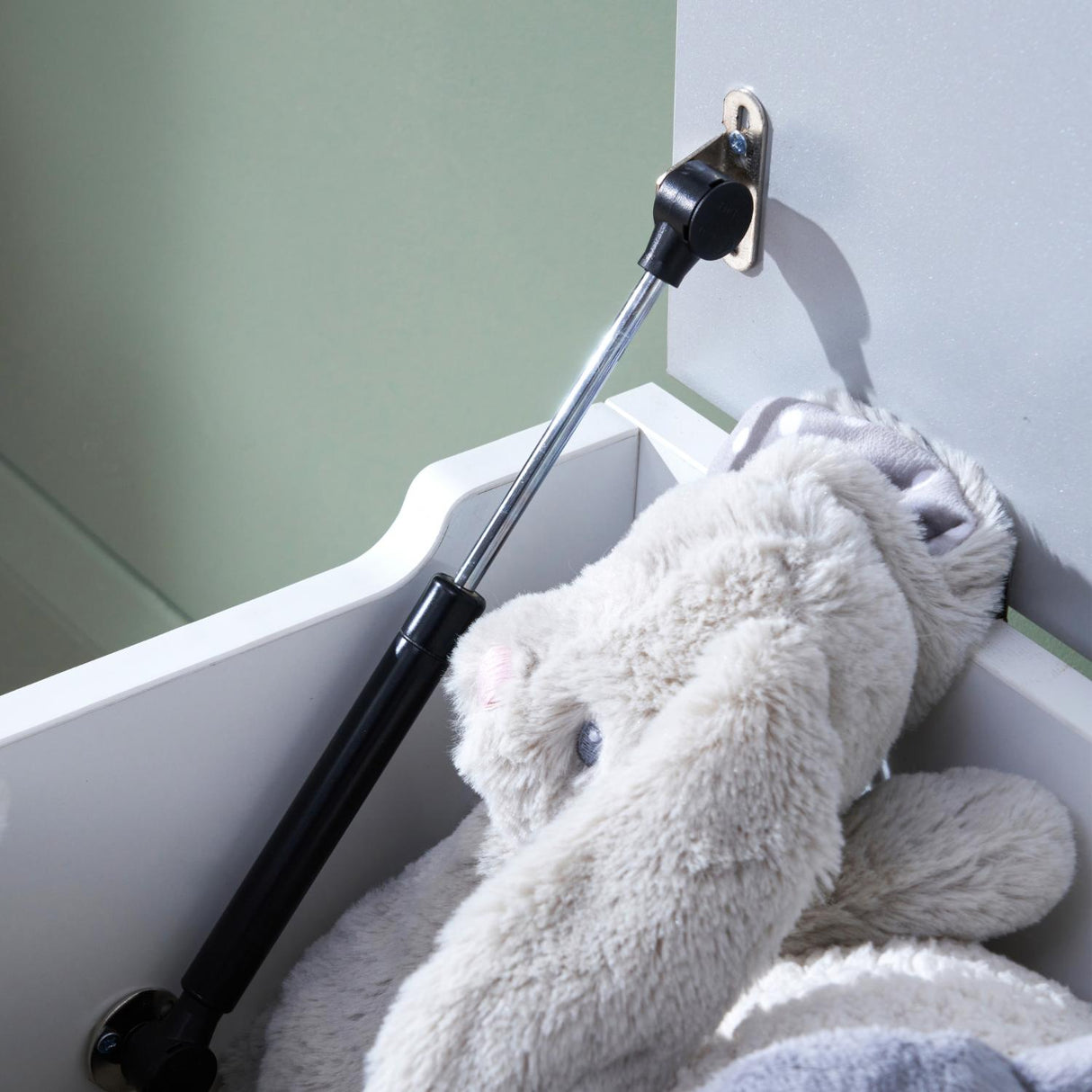 Tutti Bambini Rio Toy Box - White & Dove Grey