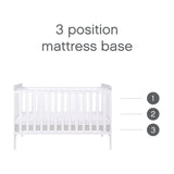 Tutti Bambini Rio 2pc Room Set - White/Dove Grey