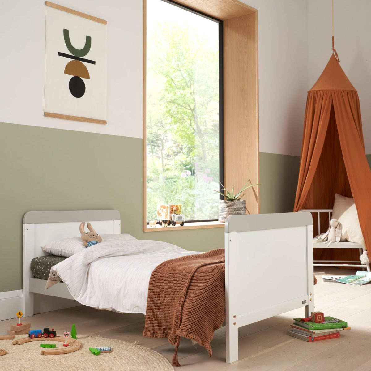 Tutti Bambini Rio 2pc Room Set - White/Dove Grey