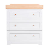 Tutti Bambini Malmo Cot Bed & Rio Furniture 2pc Set - Dove Grey/Oak