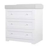 Tutti Bambini Rio Chest Changer - White/Dove Grey
