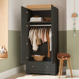 Tutti Bambini Rio Wardrobe - Slate/Oak
