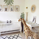 Anti-Roll Wedge Changing Mat - Safari Animals Print