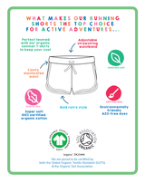 Toby Tiger Organic Red Running Shorts