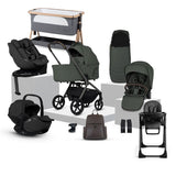 Silver Cross Breez Ultimate 360 Family Car Seat & Accessory Bundle - Pewter