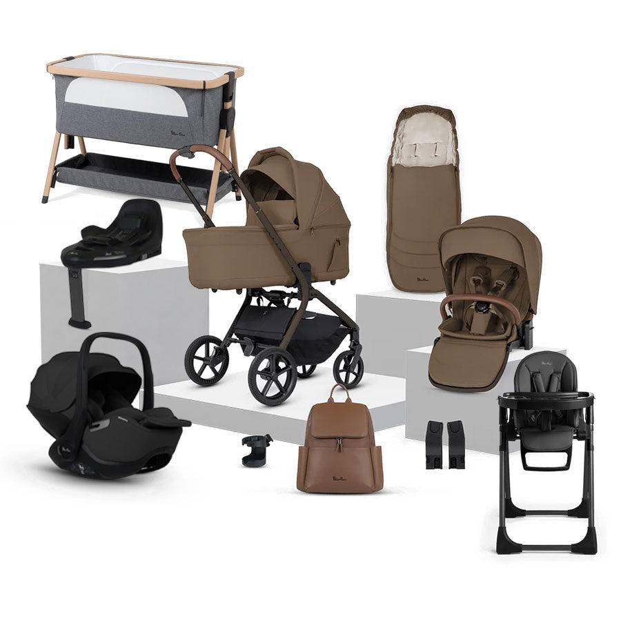 Silver Cross Breez Ultimate 360 Car Seat & Accessory Bundle - Maple