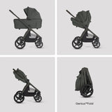 Silver Cross Cove 2 Ultimate Maxi-Cosi Cabriofix i-Size Car Seat Bundle - Pewter