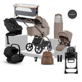 Silver Cross Cove 2 Ultimate 360 Family Car Seat & Accessory Bundle - Champagne