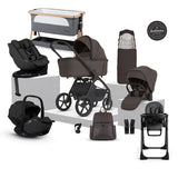 Silver Cross Cove 2 Ultimate 360 Family Car Seat & Accessory Bundle - Chocolate