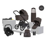 Silver Cross Cove 2 Ultimate Maxi-Cosi Cabriofix i-Size Car Seat Bundle - Chocolate
