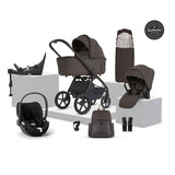 Silver Cross Cove 2 Ultimate Cybex Cloud T Car Seat Bundle - Chocolate