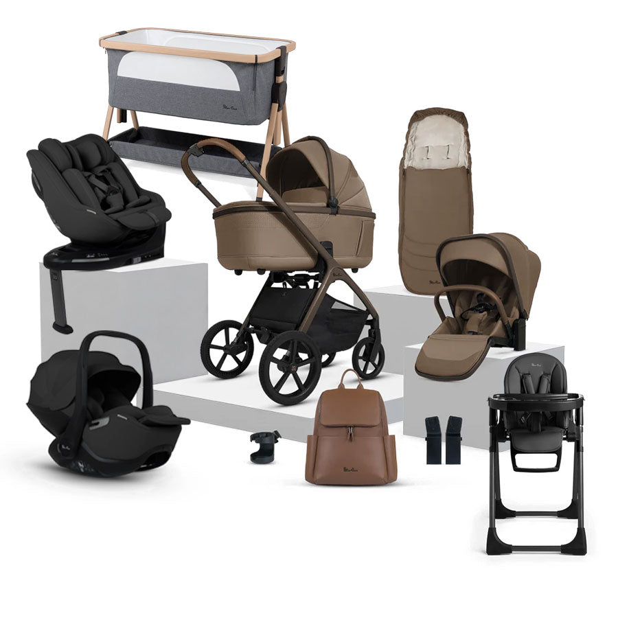 Silver Cross Cove Ultimate 360 Family Car Seat & Accessory Bundle - Maple