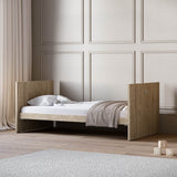 Silver Cross Geneva 3 Piece Nursery Set with Convertible Cot Bed, Dresser & Wardrobe