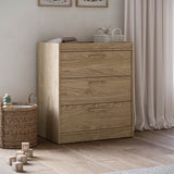 Silver Cross Geneva 2 Piece Nursery Set with Convertible Cot Bed & Dresser