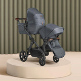 Silver Cross Wave 3 Pram & Pushchair + Motion All Size - Lunar
