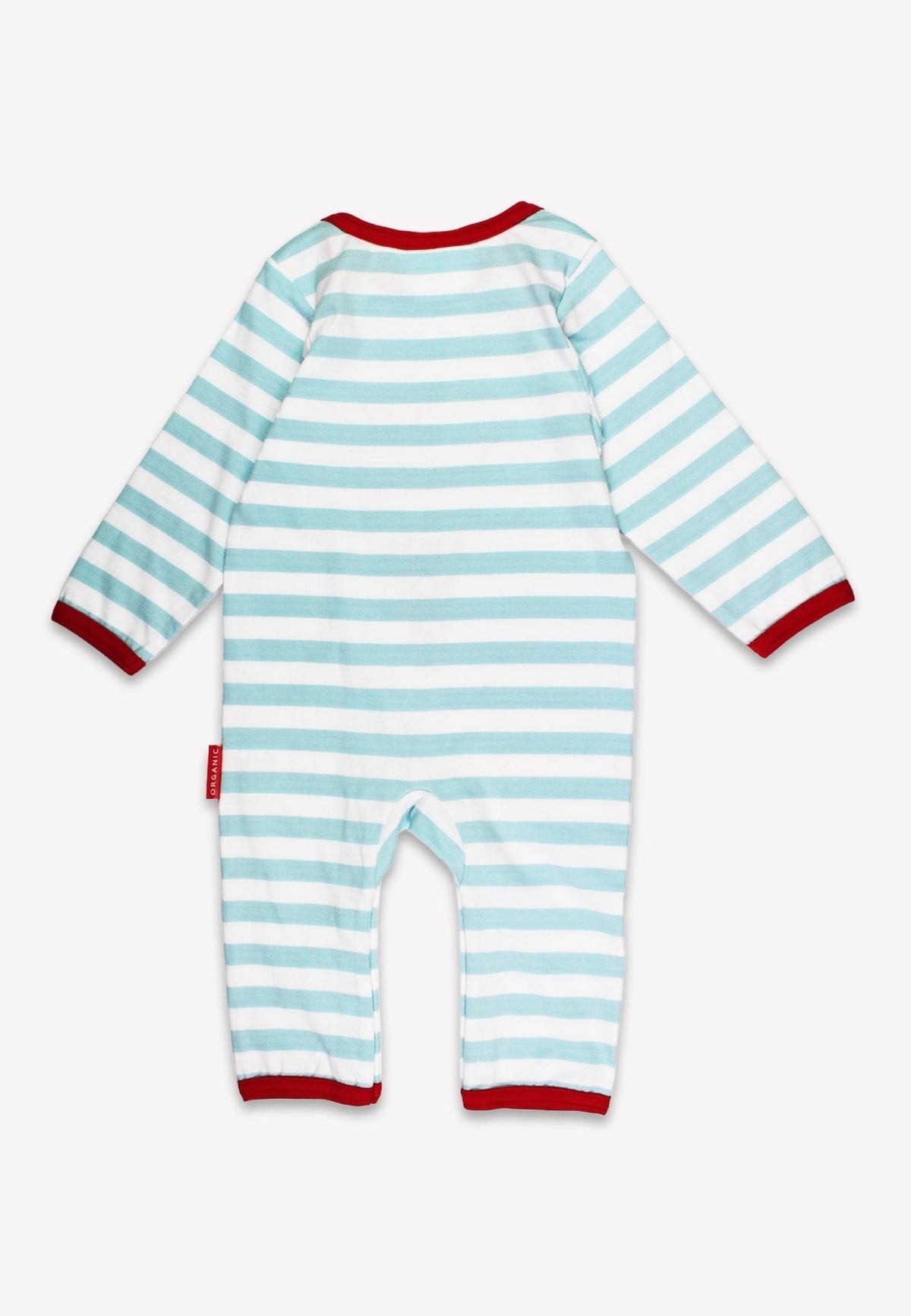 Toby Tiger Organic Ice Cream Applique Sleepsuit