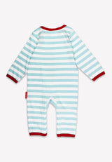 Toby Tiger Organic Ice Cream Applique Sleepsuit
