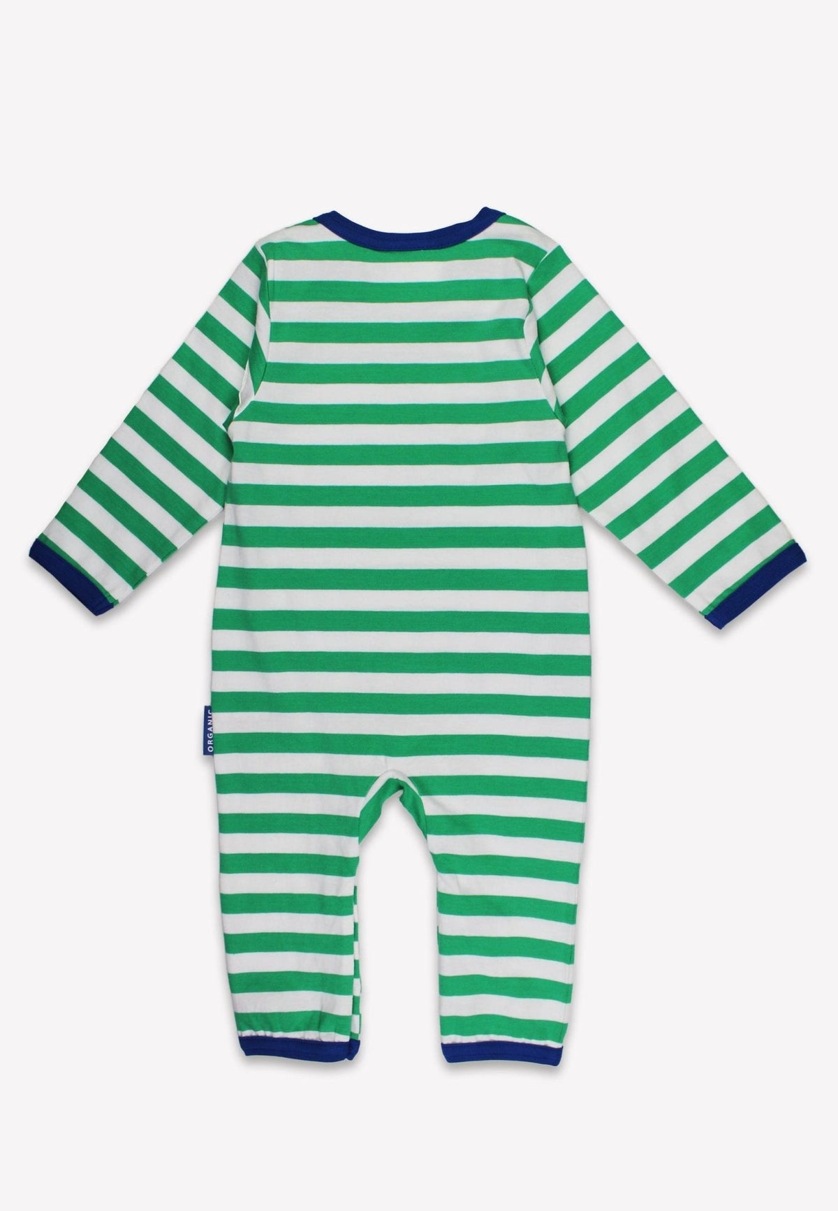 Toby Tiger Organic Hillside Sheep Applique Sleepsuit