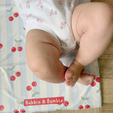 Travel Changing Mat - Cherry Stripe