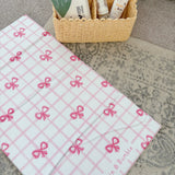 Travel Changing Mat - Pink Bows
