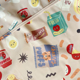 Long Sleeved Baby Bib - Snack Time