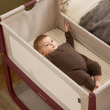 Snuzpod 5 Bedside Crib - Rouge