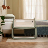 Snuzpod 5 Bedside Crib - Sage