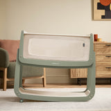 Snuzpod 5 Bedside Crib - Sage
