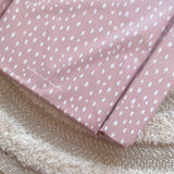 Standard Changing Mat - Dusky Pink Spots Print