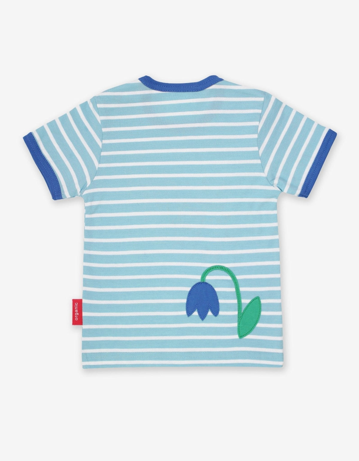 Toby Tiger Organic Ladybird Applique Short-Sleeved T-Shirt
