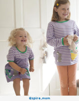 Toby Tiger Organic Spring Applique Dress