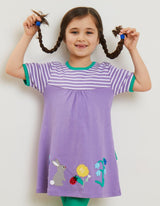 Toby Tiger Organic Spring Applique Dress
