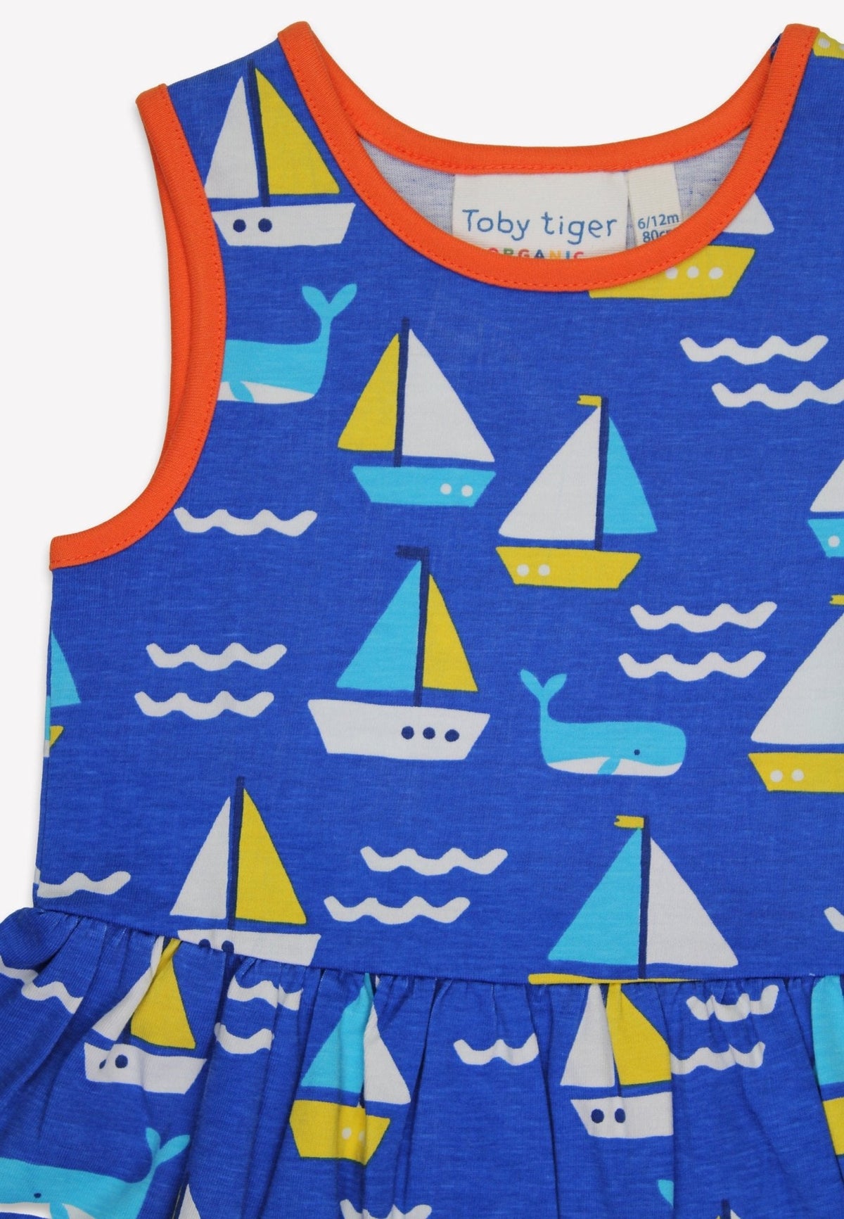 Toby Tiger Organic St Ives Print Summer Dress