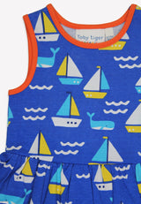 Toby Tiger Organic St Ives Print Summer Dress