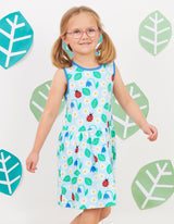 Toby Tiger Organic English Garden Print Summer Dress