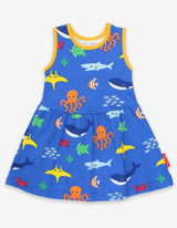 Toby Tiger Organic Sealife Print Summer Dress