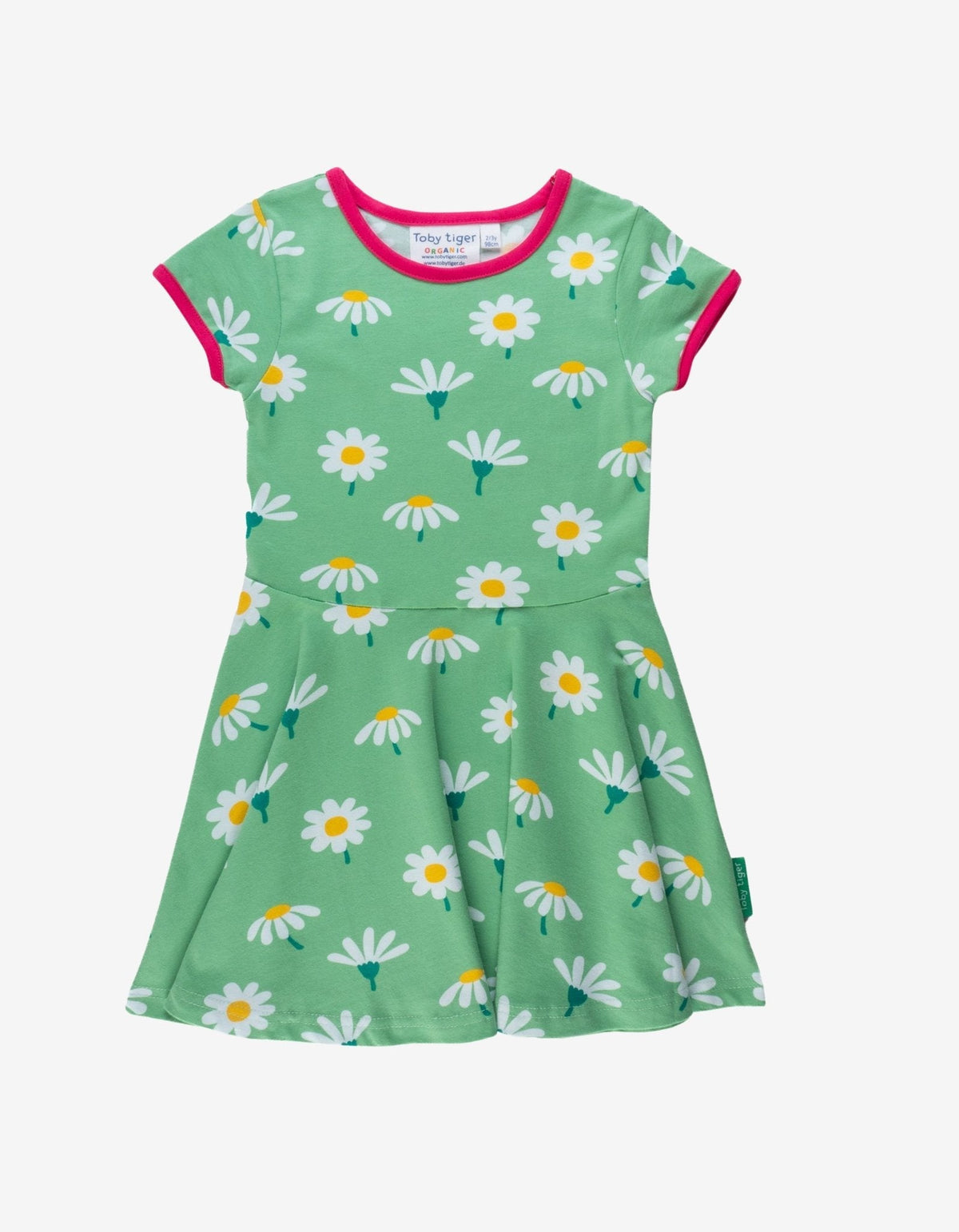 Toby Tiger Organic Daisy Print Skater Dress