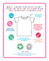 Toby Tiger Organic Boat Print Short-Sleeved T-Shirt