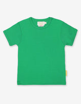 Toby Tiger Organic Green Basic Short-Sleeved T-Shirt