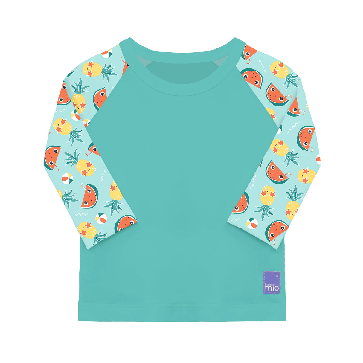 UPF 40+ Soft and Gentle Protective Swim Rash Vest in Tropical