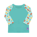 UPF 40+ Soft and Gentle Protective Swim Rash Vest in Tropical