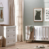 Silver Cross Bromley 2 Piece Cot Bed and Dresser Set - White