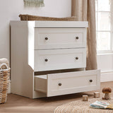 Silver Cross Bromley 2 Piece Cot Bed and Dresser Set - White