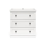 Silver Cross Bromley 2 Piece Cot Bed and Dresser Set - White