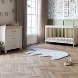 Silver Cross Seville 2 Piece Cot Bed & Dresser Set - Cashmere Oak