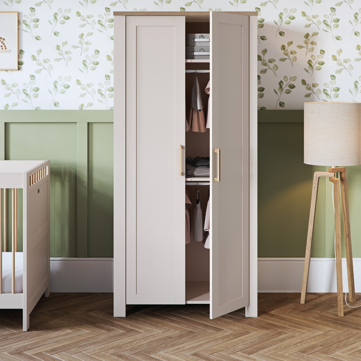 Silver Cross Seville 3 Piece Complete Room Set - Cashmere Oak