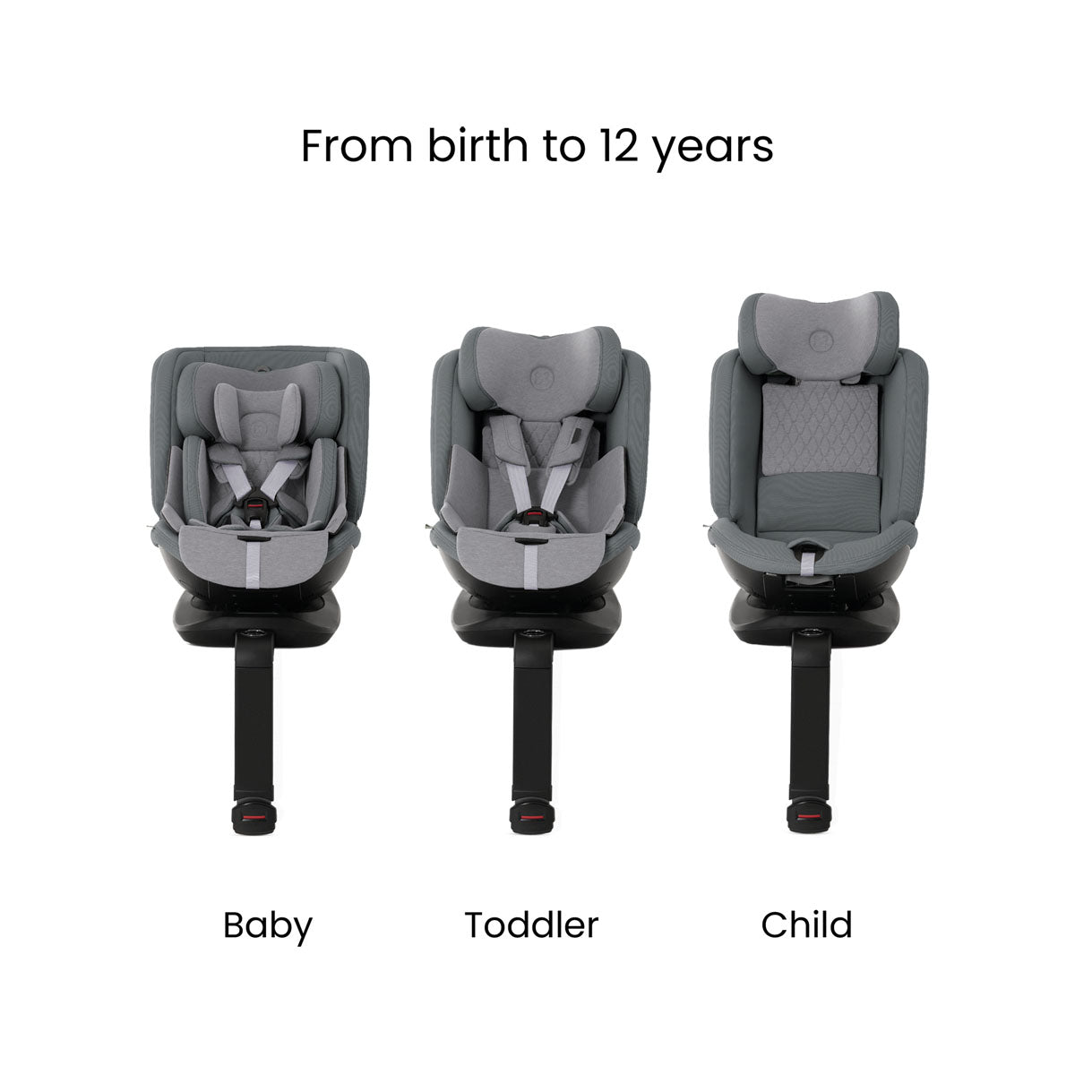 Silver Cross Motion 2 All Size 360 Car Seat - Glacier