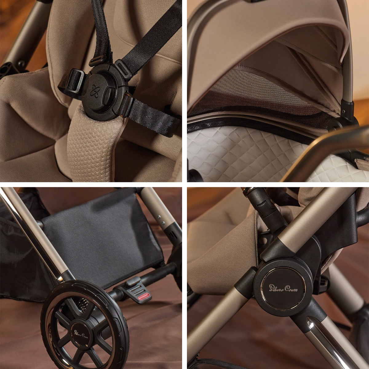 Silver Cross Reef 2 Special Edition with Cybex Cloud T Ultimate Bundle - Frappe