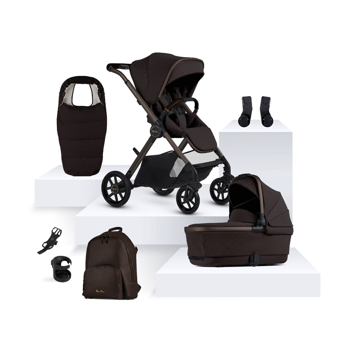 Silver Cross Reef 2 Special Edition with Cybex Cloud T Ultimate Bundle - Ganache