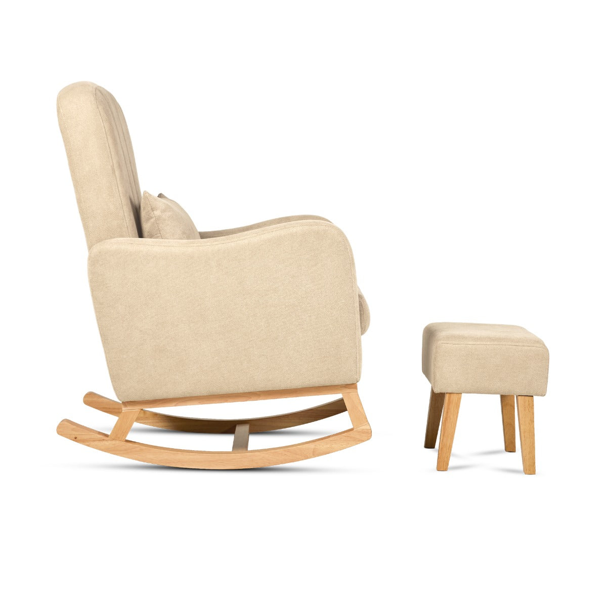 Silver Cross Carmel Nursing Chair - Almond/Cream